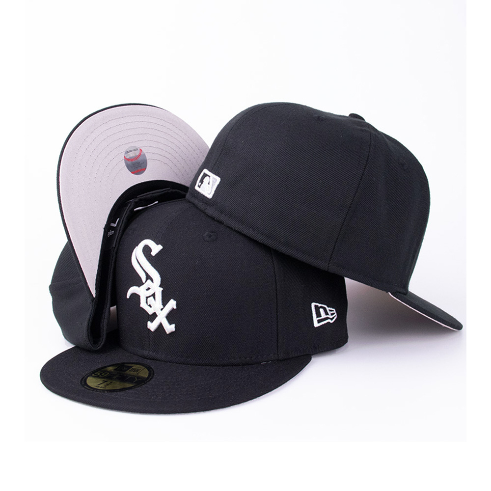 Chicago White Sox black(1) Chicago White Sox CCAA2601-03-001 AA Classic Fitted Cap 001 USD8.48 - Image 1