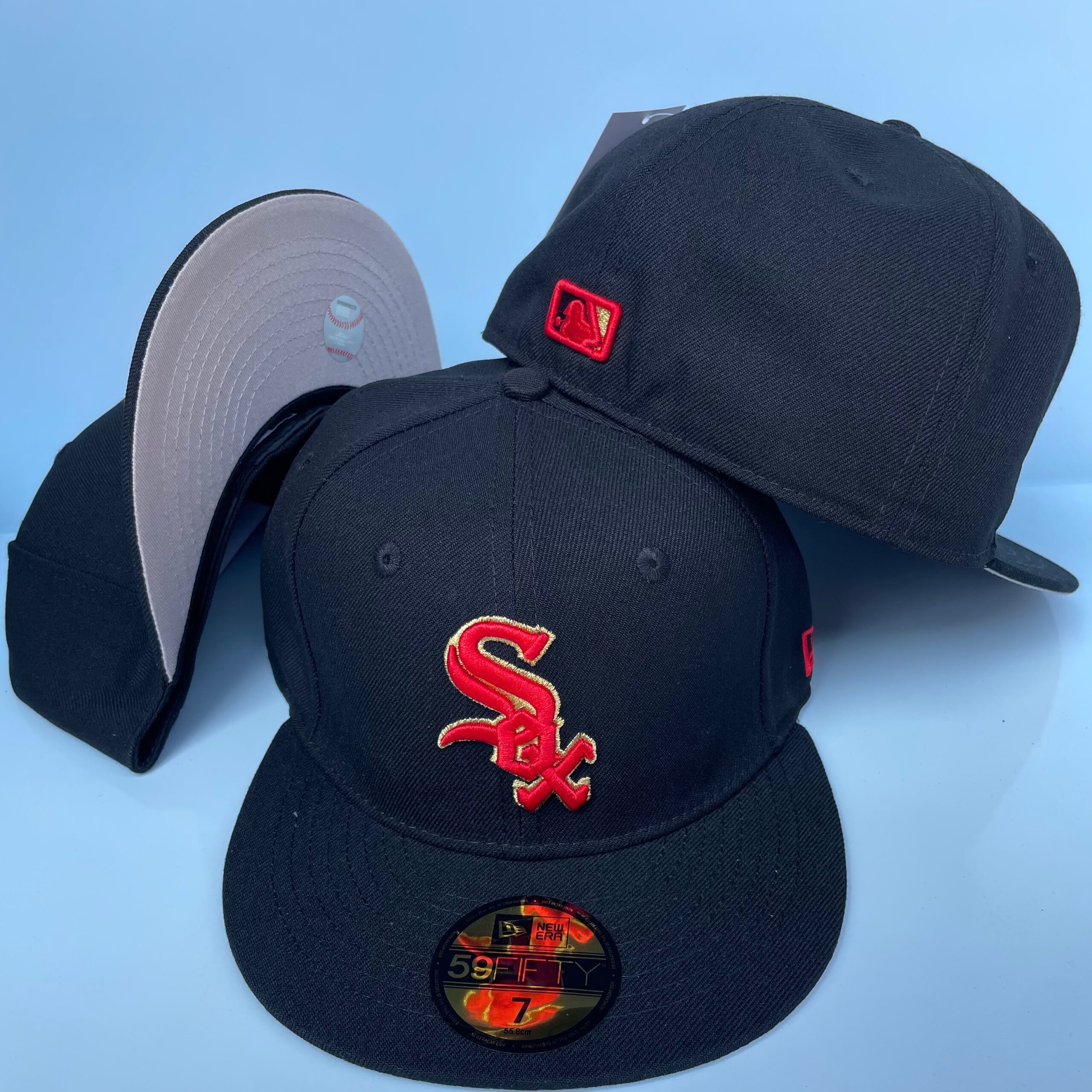 53 新纪元 Chicago White Sox CCAA2601-03-053 AA Classic Fitted Cap 053 USD8.48 - Image 1