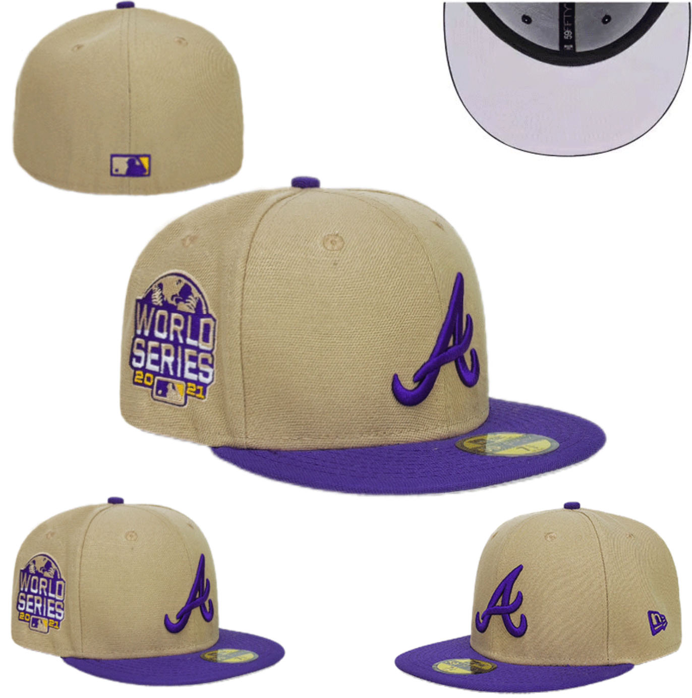 MLB patch fiftted hats (108) SFPT2601-108 Ordinary Fitted Cap 108 USD6.98 - Image 1