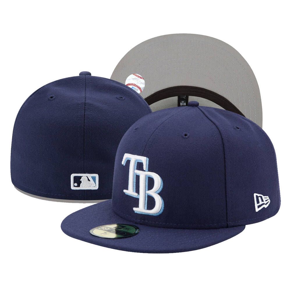 01 力胜 Tampa Bay Rays CCAA2601-08-001 AA Classic Fitted Cap 001 USD8.48 - Image 1
