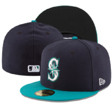 02 Seattle Mariners CCAA2601-17-002 AA Classic Fitted Cap 002 USD8.48 - Image 1