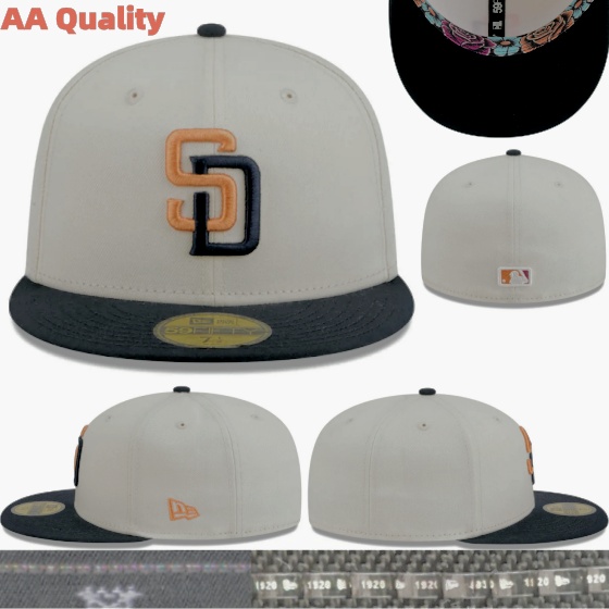 101 友家 San Diego Padres CCAA2601-28-101 AA Classic Fitted Cap 101 USD8.48 - Image 1