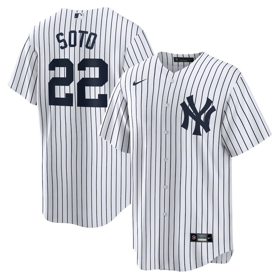前后排白色 (5)028 MLBJE2601-02-028 New York Yankees Baseball Jersey 028 USD16.98 - Image 1