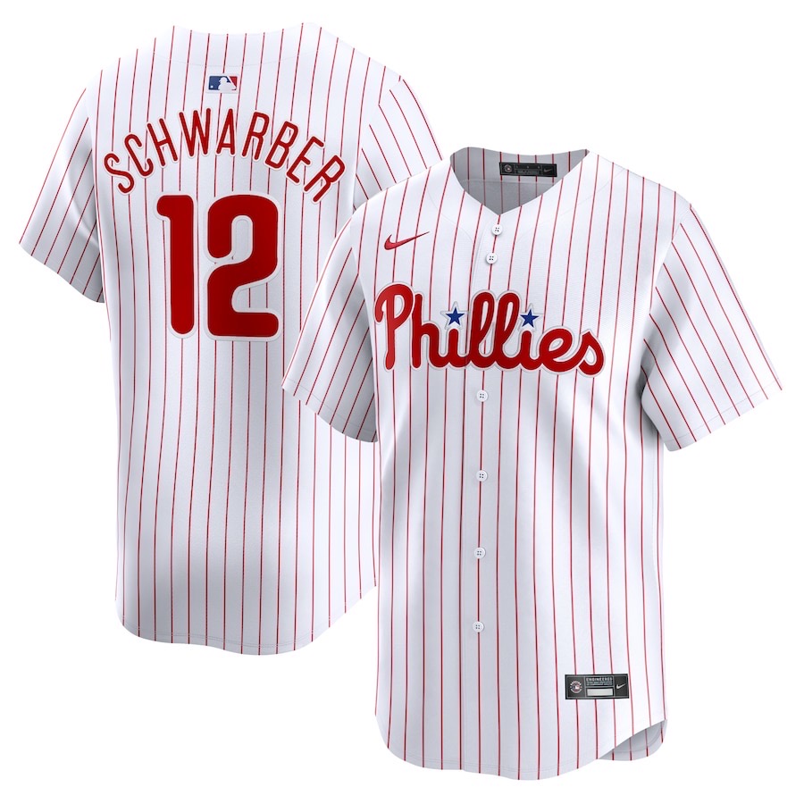 前后白色 (4)027 MLBJE2601-04-027 Philadelphia Phillies Baseball Jersey 027 USD16.98 - Image 1