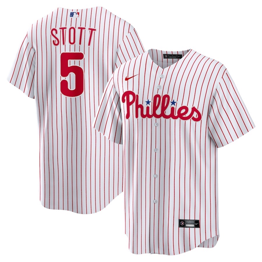 前后白色 (7)030 MLBJE2601-04-030 Philadelphia Phillies Baseball Jersey 030 USD16.98 - Image 1
