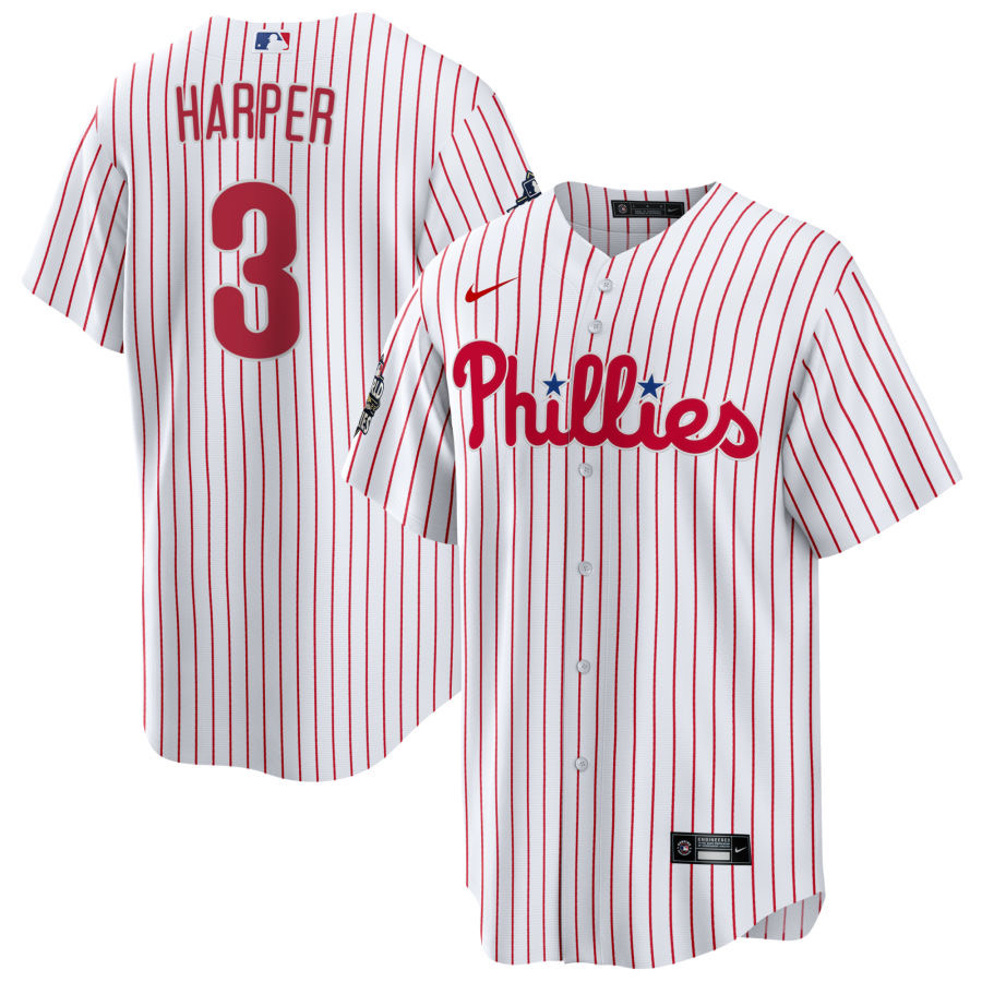 前后白色 (8)031 MLBJE2601-04-031 Philadelphia Phillies Baseball Jersey 031 USD16.98 - Image 1