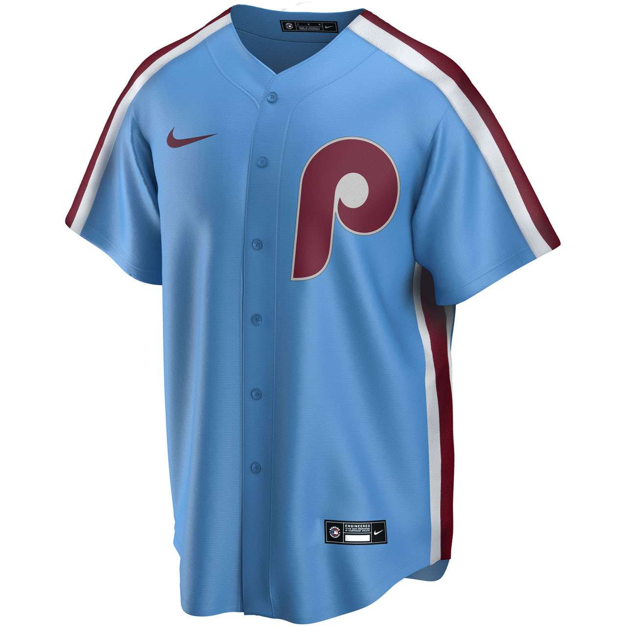 前后蓝色 (2)036 MLBJE2601-04-036 Philadelphia Phillies Baseball Jersey 036 USD16.98 - Image 1