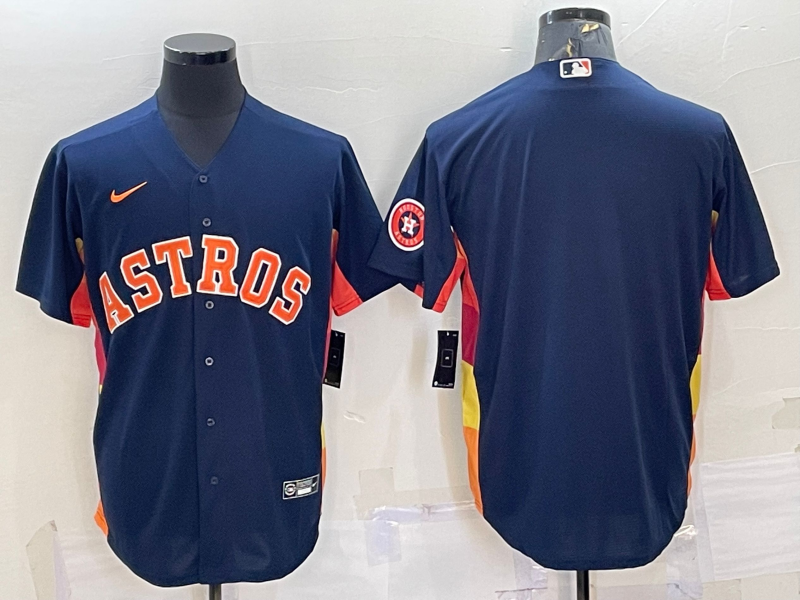 并排深蓝 (6)022 MLBJE2601-06-022 Houston Astros Baseball Jersey 022 USD16.98 - Image 1