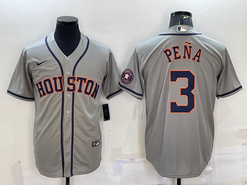 并排灰色 (1)005 MLBJE2601-06-005 Houston Astros Baseball Jersey 005 USD16.98 - Image 1