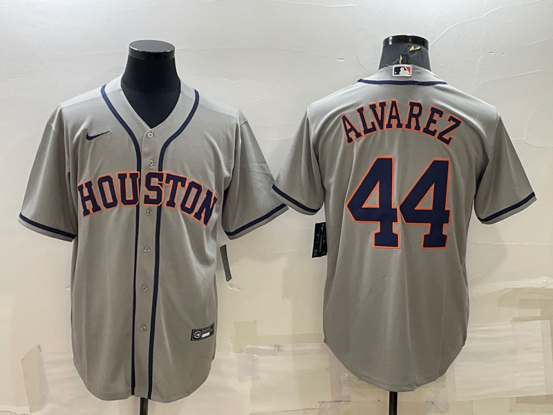 并排灰色 (3)007 MLBJE2601-06-007 Houston Astros Baseball Jersey 007 USD16.98 - Image 1