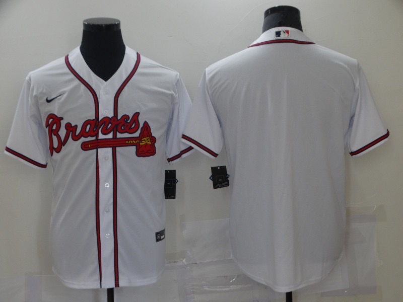 并排白色 (2)002 MLBJE2601-05-002 Atlanta Braves Baseball Jersey 002 USD16.98 - Image 1