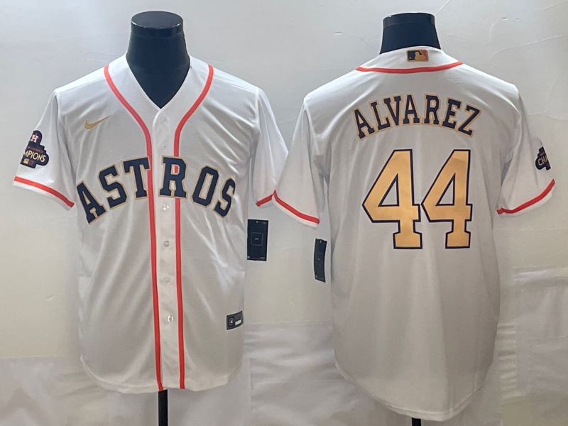 并排白色 (3)003 MLBJE2601-06-003 Houston Astros Baseball Jersey 003 USD16.98 - Image 1