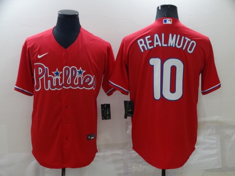 并排红色003 MLBJE2601-04-003 Philadelphia Phillies Baseball Jersey 003 USD16.98 - Image 1