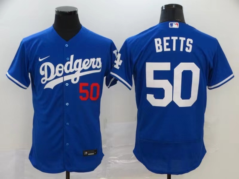 彩蓝1 带字(069) MLBJE2601-01-069 Los Angeles Dodgers Baseball Jersey 069 USD16.98 - Image 1