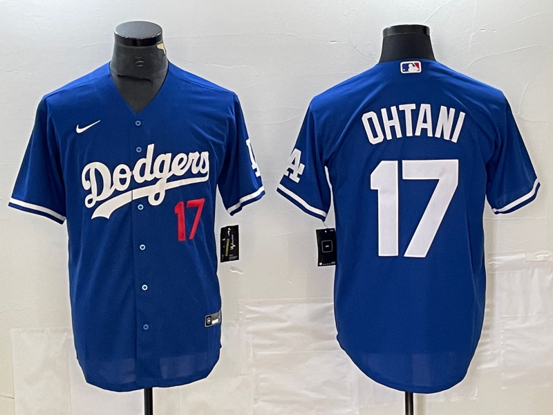 彩蓝1 带字070 MLBJE2601-01-070 Los Angeles Dodgers Baseball Jersey 070 USD16.98 - Image 1