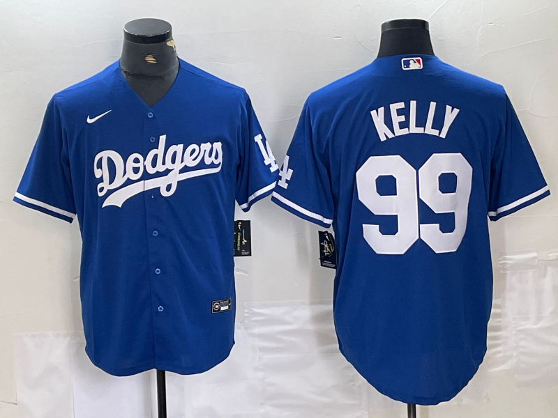 彩蓝(3)057 MLBJE2601-01-057 Los Angeles Dodgers Baseball Jersey 057 USD16.98 - Image 1