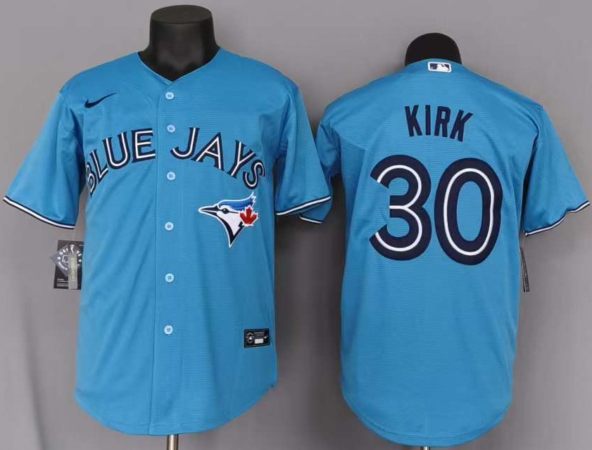 横排浅蓝 (2)031 MLBJE2601-03-031 Toronto Blue Jays Baseball Jersey 031 USD16.98 - Image 1
