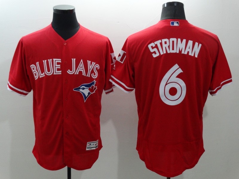 横排红色 (1)022 MLBJE2601-03-022 Toronto Blue Jays Baseball Jersey 022 USD16.98 - Image 1