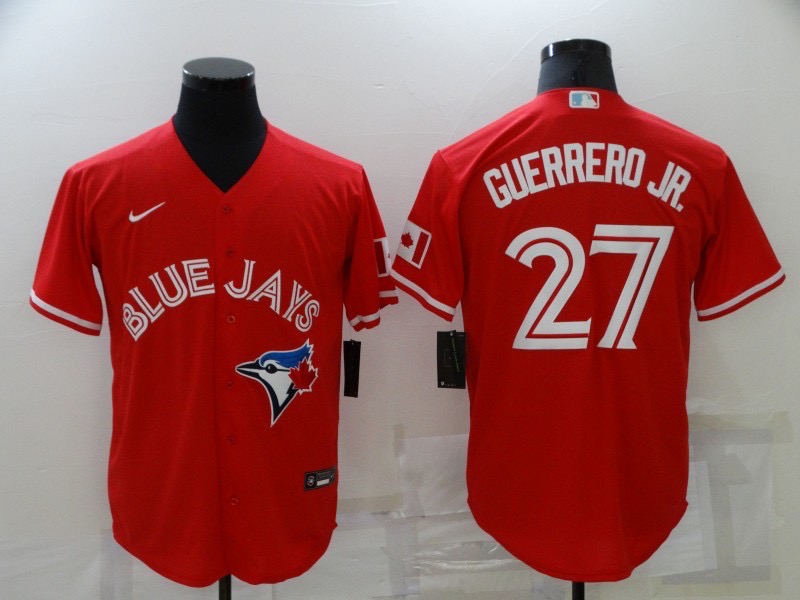 横排红色 (2)023 MLBJE2601-03-023 Toronto Blue Jays Baseball Jersey 023 USD16.98 - Image 1