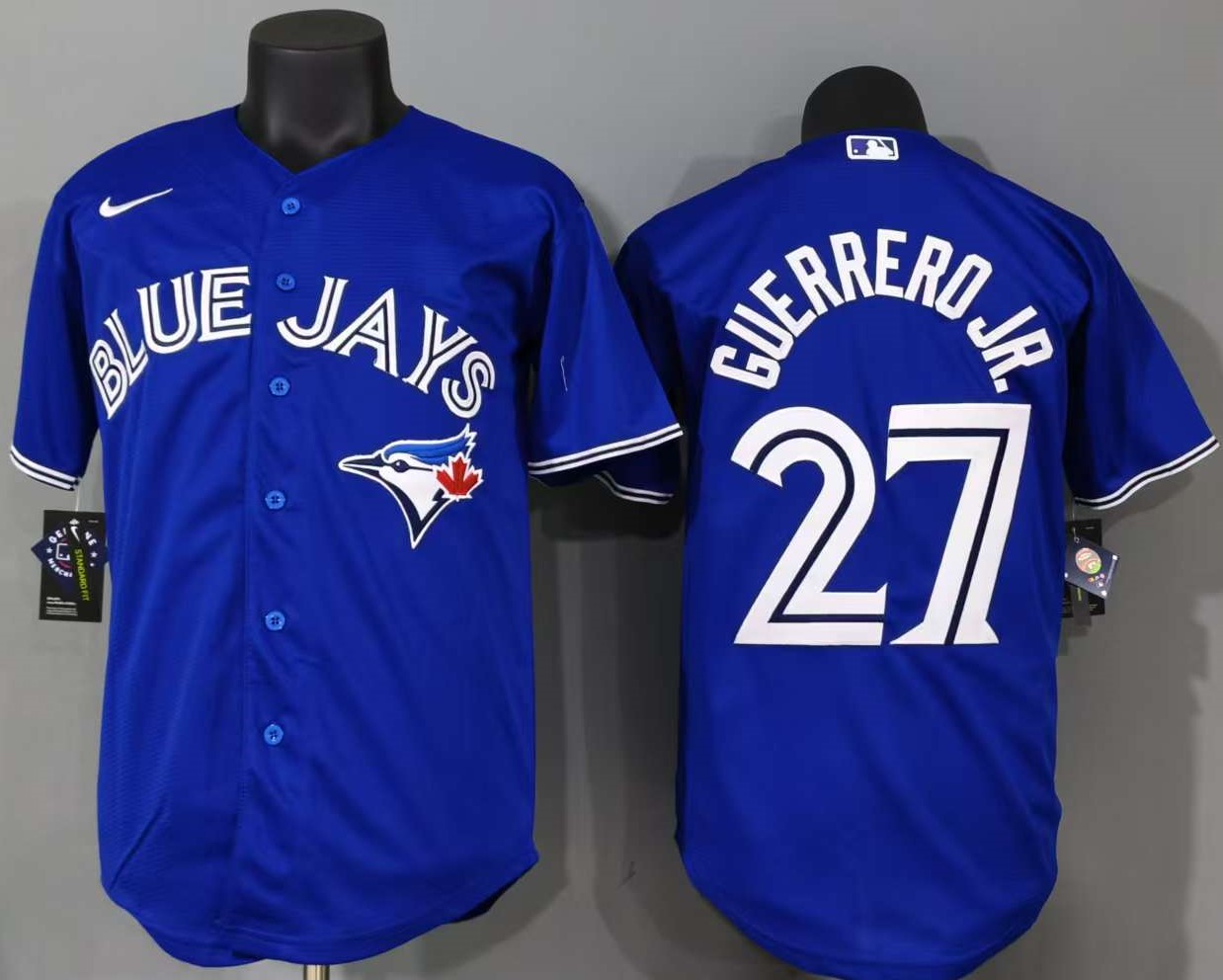横排蓝色 (1)025 MLBJE2601-03-025 Toronto Blue Jays Baseball Jersey 025 USD16.98 - Image 1