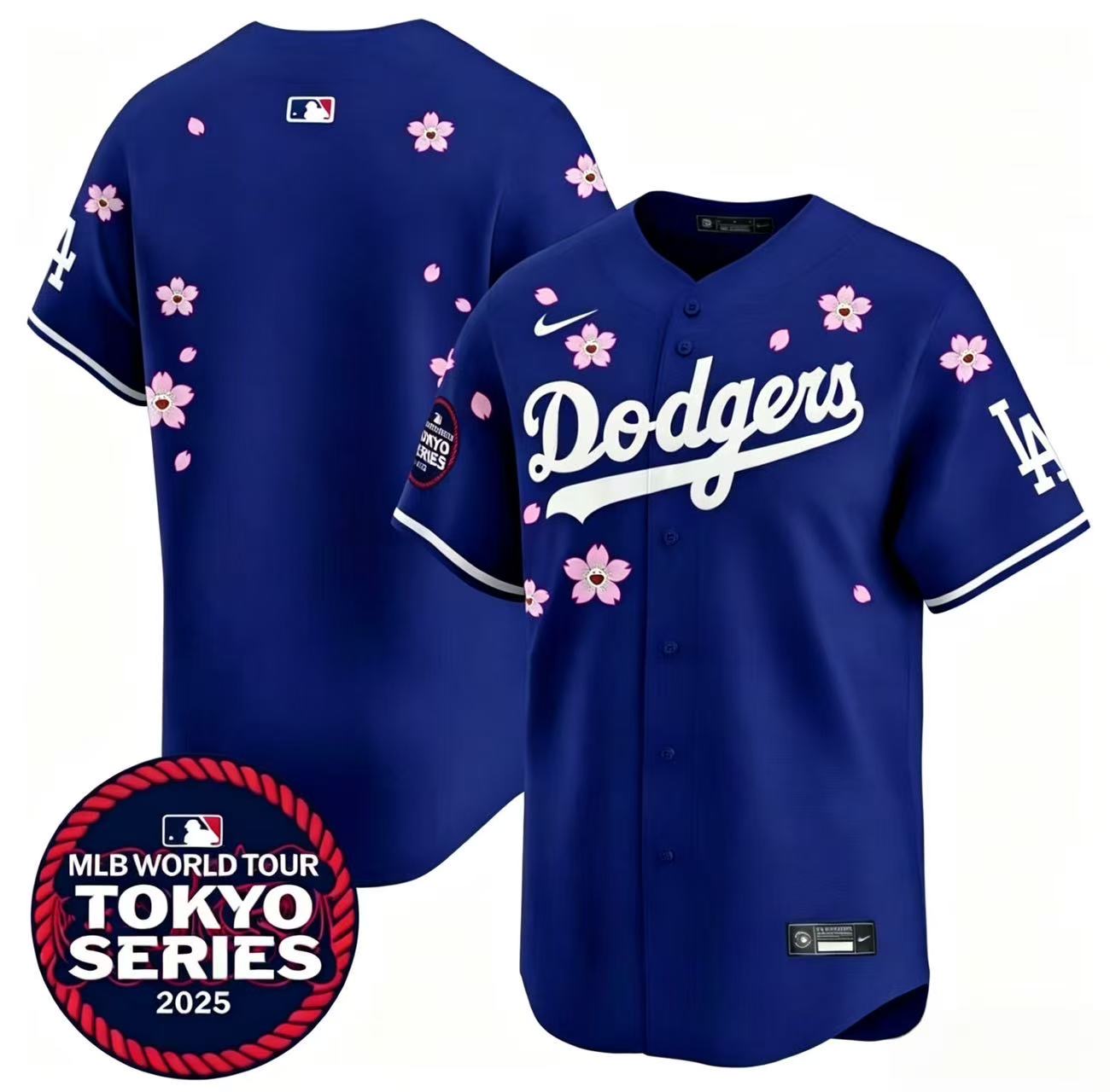樱花0 a7895c3a(146)价格贵17.98 MLBJE2601-01-146 Los Angeles Dodgers Baseball Jersey 146 USD17.98 - Image 1