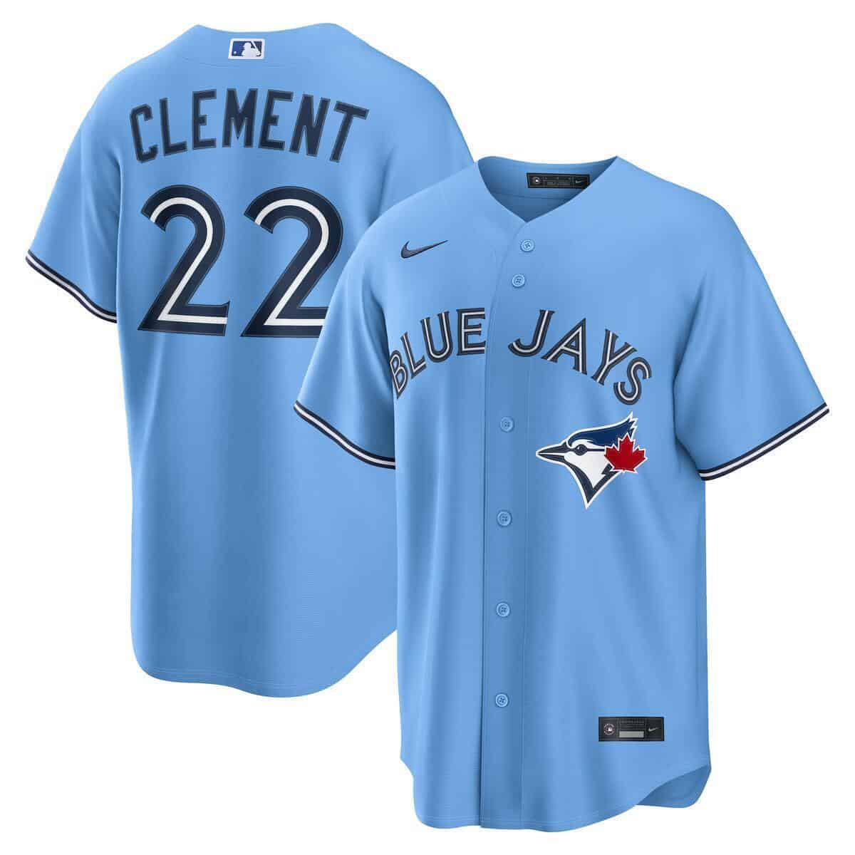 浅蓝前后排 (1)047 MLBJE2601-03-047 Toronto Blue Jays Baseball Jersey 047 USD16.98 - Image 1