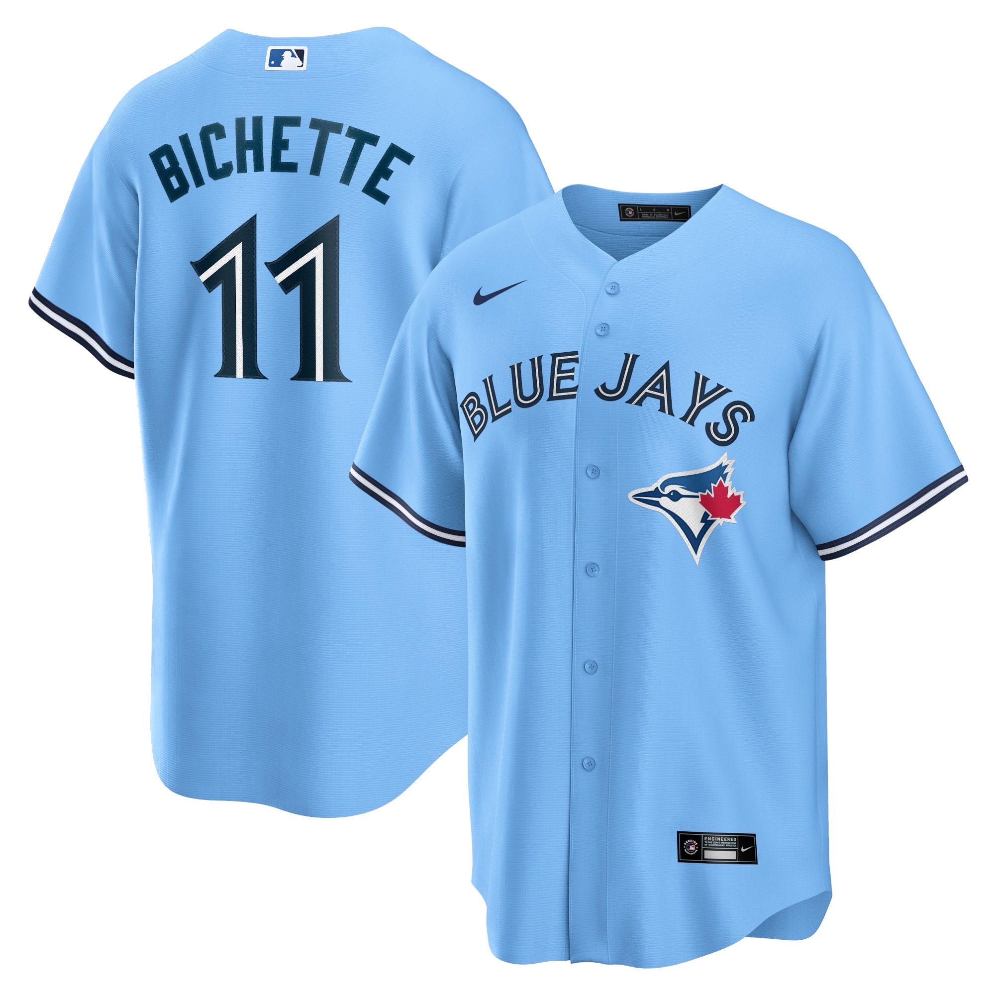 浅蓝前后排 (3)051 MLBJE2601-03-051 Toronto Blue Jays Baseball Jersey 051 USD16.98 - Image 1