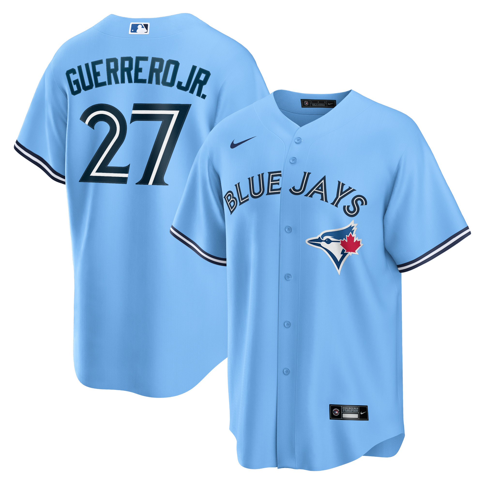 浅蓝前后排 (4)053 MLBJE2601-03-053 Toronto Blue Jays Baseball Jersey 053 USD16.98 - Image 1
