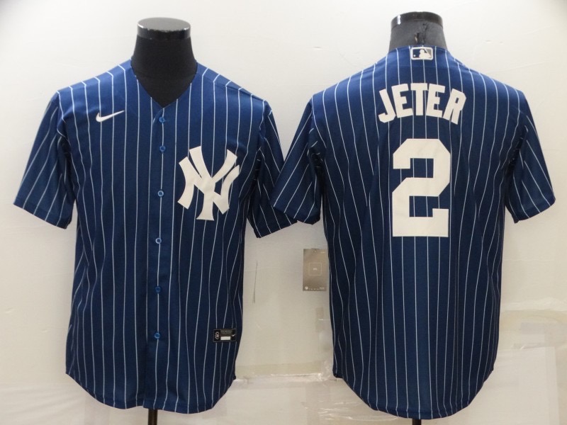 深蓝横排 (2)052 MLBJE2601-02-052 New York Yankees Baseball Jersey 052 USD16.98 - Image 1