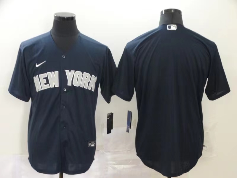 深蓝横排 (4)056 MLBJE2601-02-056 New York Yankees Baseball Jersey 056 USD16.98 - Image 1