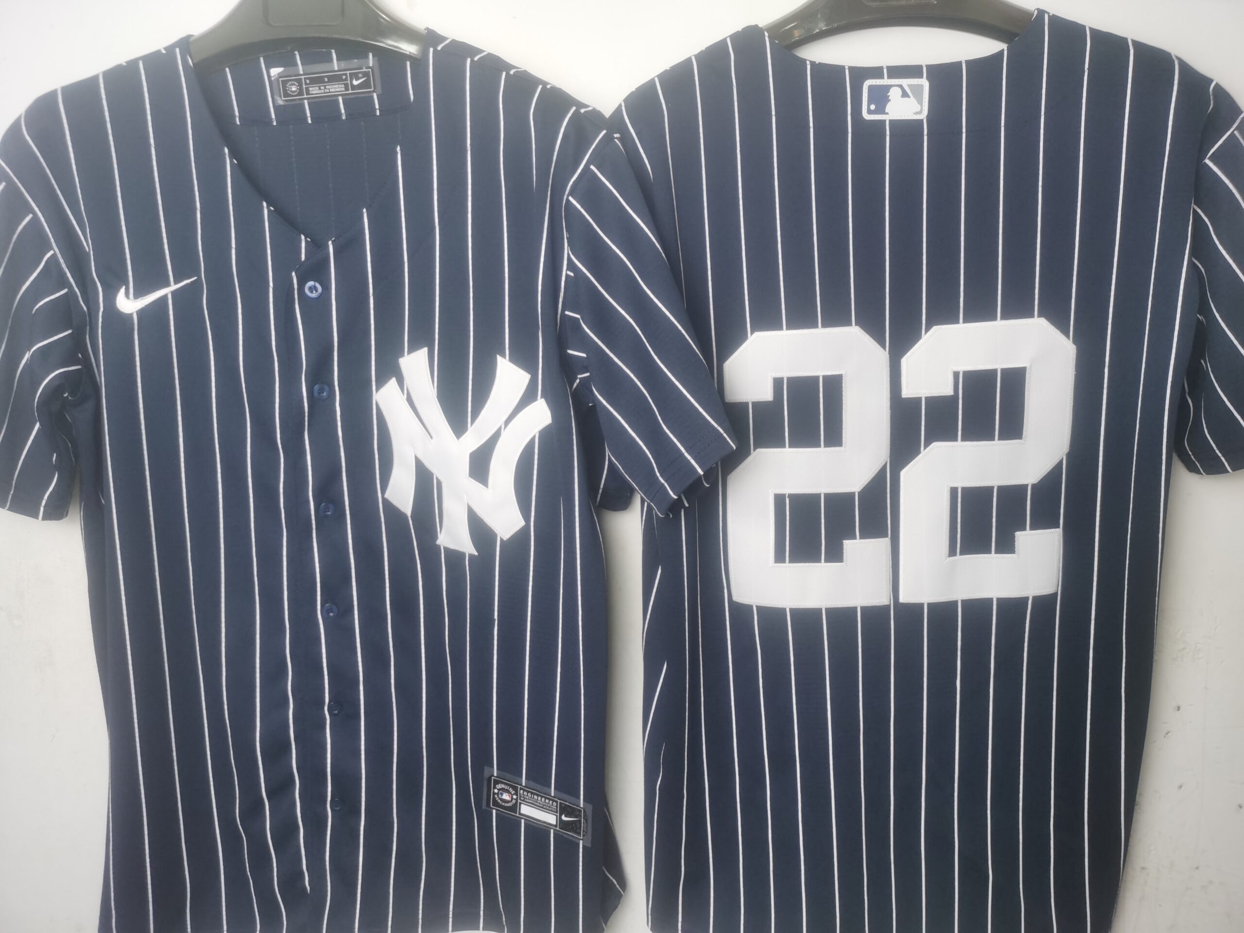 深蓝横排 (9)061 MLBJE2601-02-061 New York Yankees Baseball Jersey 061 USD16.98 - Image 1