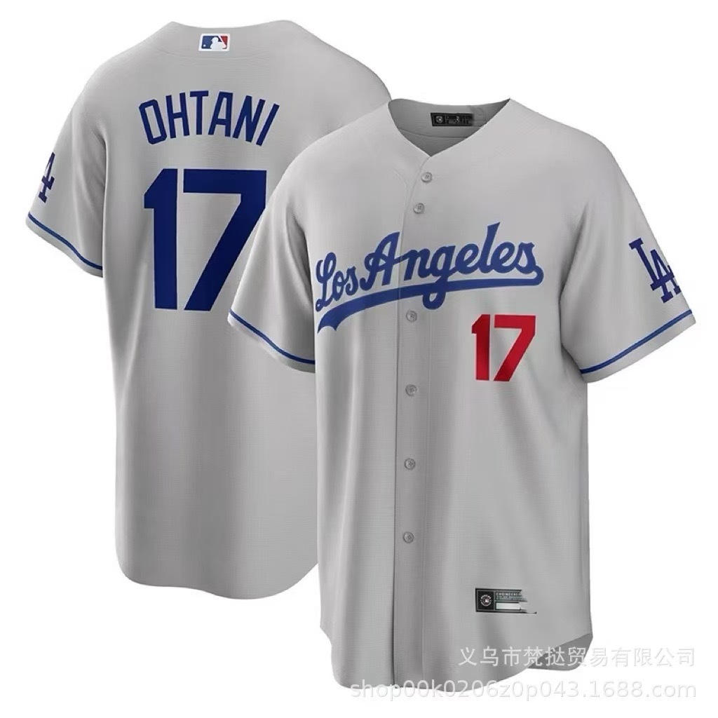 灰色(13)128 MLBJE2601-01-128 Los Angeles Dodgers Baseball Jersey 128 USD16.98 - Image 1