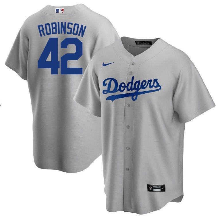 灰色(2)120 MLBJE2601-01-120 Los Angeles Dodgers Baseball Jersey 120 USD16.98 - Image 1