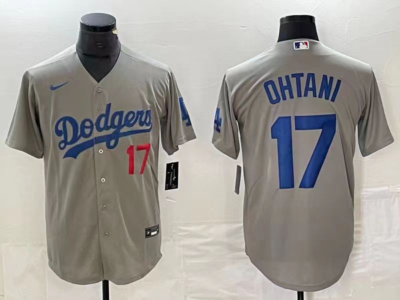 灰色2(5)灰色带字134 MLBJE2601-01-134 Los Angeles Dodgers Baseball Jersey 134 USD16.98 - Image 1
