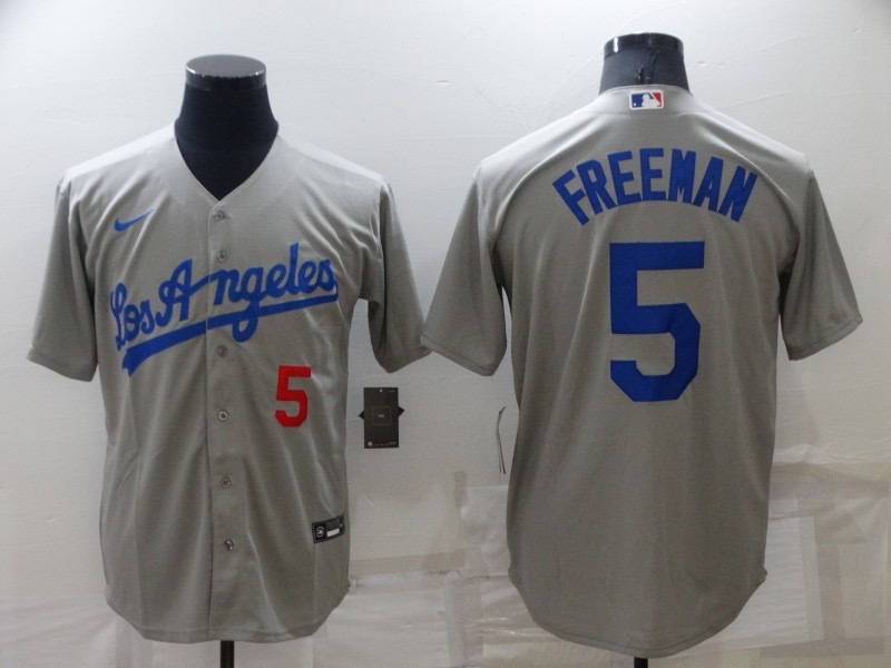 灰色2(7)137 MLBJE2601-01-137 Los Angeles Dodgers Baseball Jersey 137 USD16.98 - Image 1