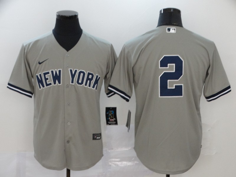 灰色横排 (1)018 MLBJE2601-02-018 New York Yankees Baseball Jersey 018 USD16.98 - Image 1