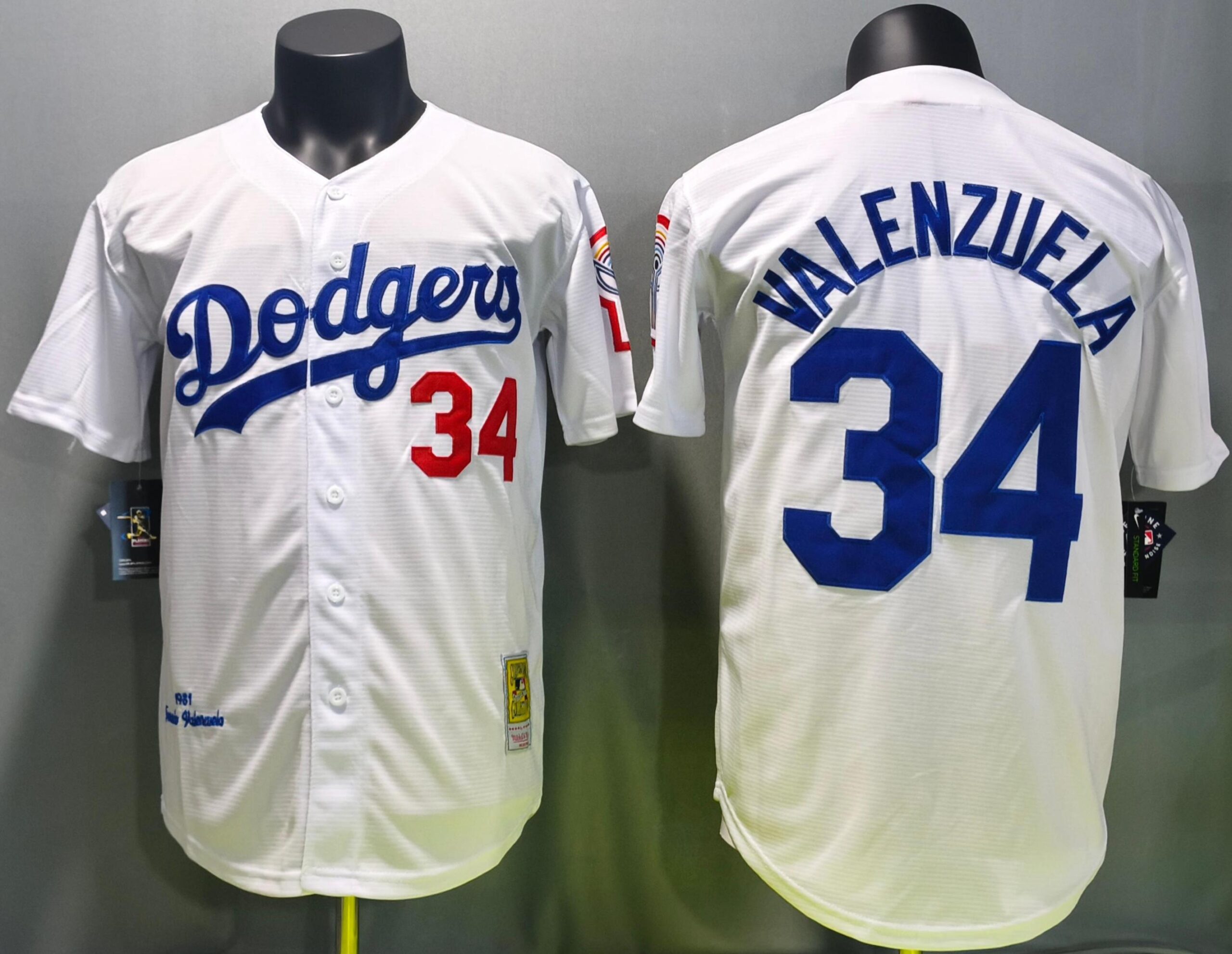 白色 (2)002 MLBJE2601-01-002 Los Angeles Dodgers Baseball Jersey 002 USD16.98 - Image 1