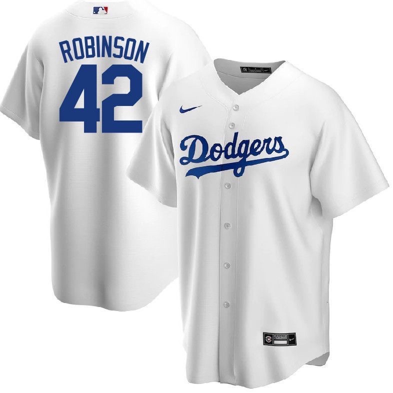 白色前后 (2)035 MLBJE2601-01-035 Los Angeles Dodgers Baseball Jersey 035 USD16.98 - Image 1
