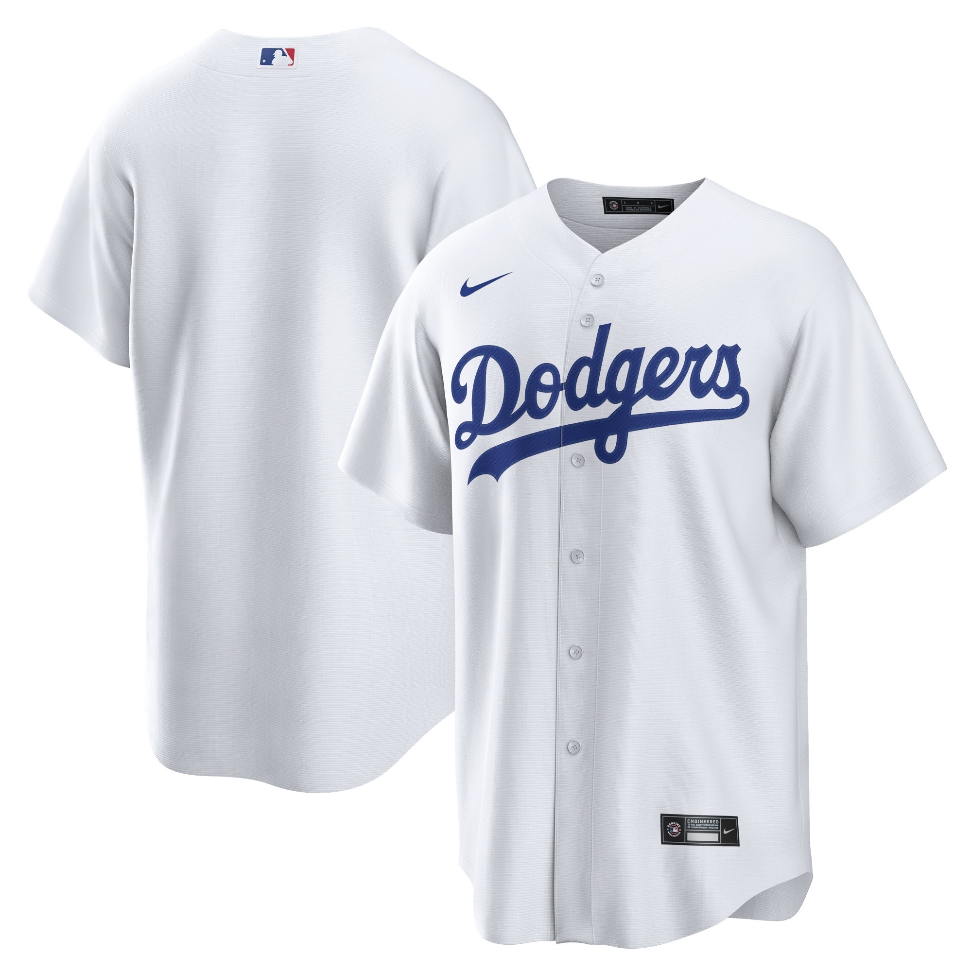 白色前后 (4)039 MLBJE2601-01-039 Los Angeles Dodgers Baseball Jersey 039 USD16.98 - Image 1