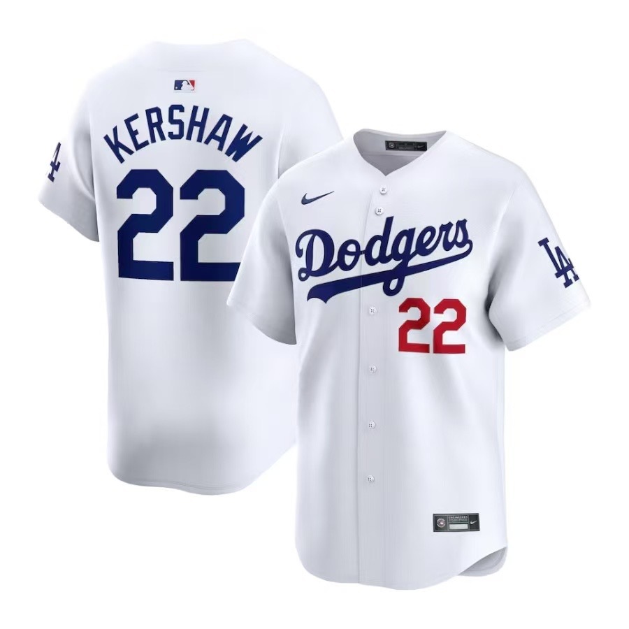 白色前后带字 (5)046 MLBJE2601-01-046 Los Angeles Dodgers Baseball Jersey 046 USD16.98 - Image 1