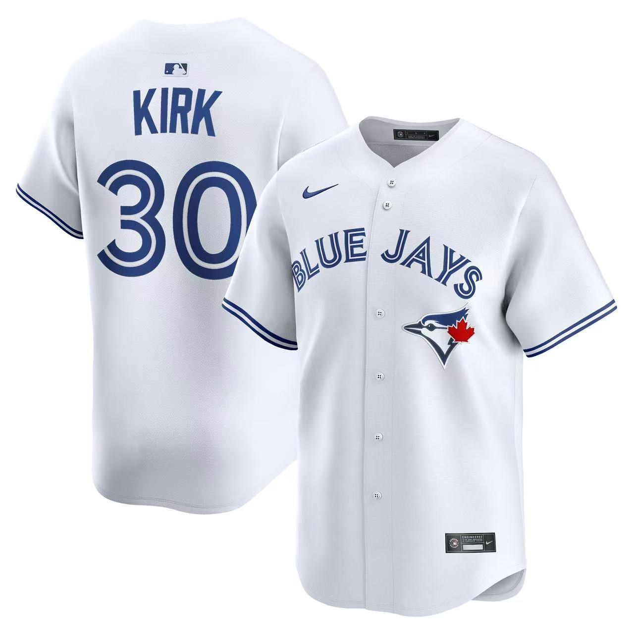 白色前后排 (1) MLBJE2601-03-001 Toronto Blue Jays Baseball Jersey 001 USD16.98 - Image 1