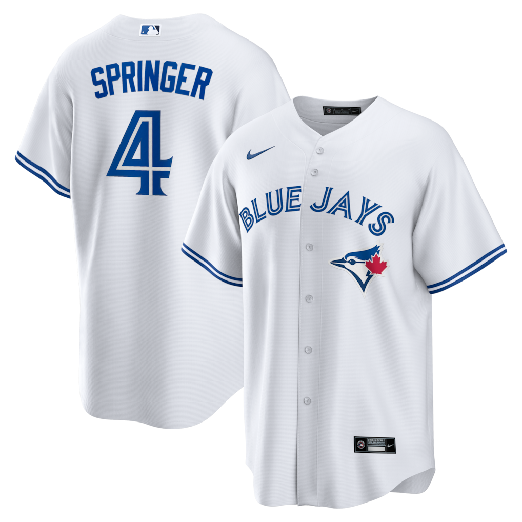 白色前后排 (1)003 MLBJE2601-03-003 Toronto Blue Jays Baseball Jersey 003 USD16.98 - Image 1