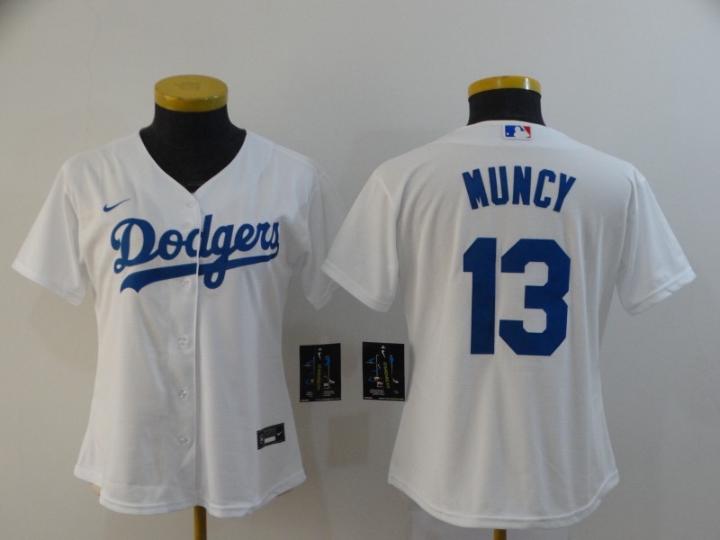 白色并排 (1)020 MLBJE2601-01-020 Los Angeles Dodgers Baseball Jersey 020 USD16.98 - Image 1