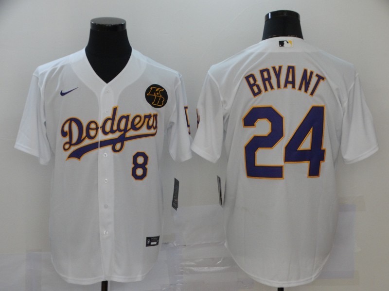 白色并排 (3)024 MLBJE2601-01-024 Los Angeles Dodgers Baseball Jersey 024 USD16.98 - Image 1