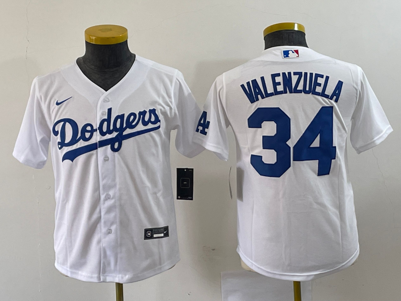 白色并排 (3)025 MLBJE2601-01-025 Los Angeles Dodgers Baseball Jersey 025 USD16.98 - Image 1