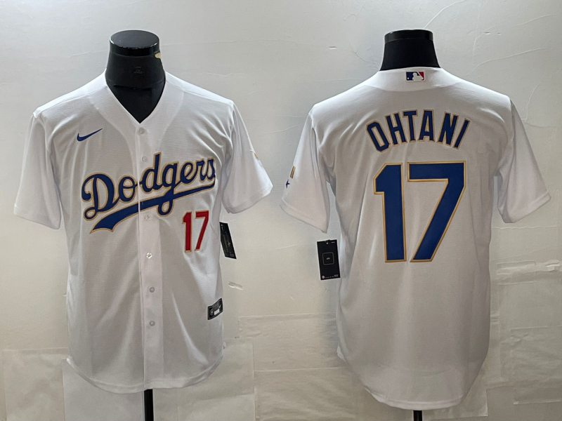 白色并排 (6)029 MLBJE2601-01-029 Los Angeles Dodgers Baseball Jersey 029 USD16.98 - Image 1