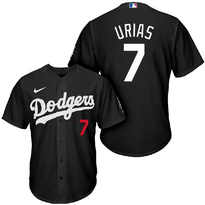 黑1 3(091) MLBJE2601-01-091 Los Angeles Dodgers Baseball Jersey 091 USD16.98 - Image 1