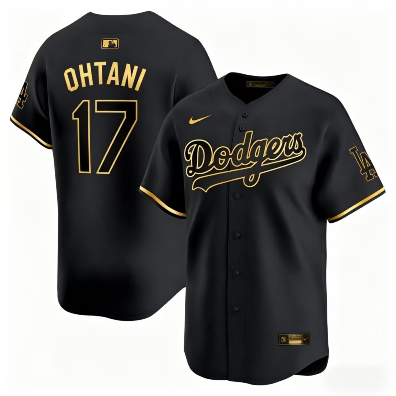 黑1 7(095) MLBJE2601-01-095 Los Angeles Dodgers Baseball Jersey 095 USD16.98 - Image 1