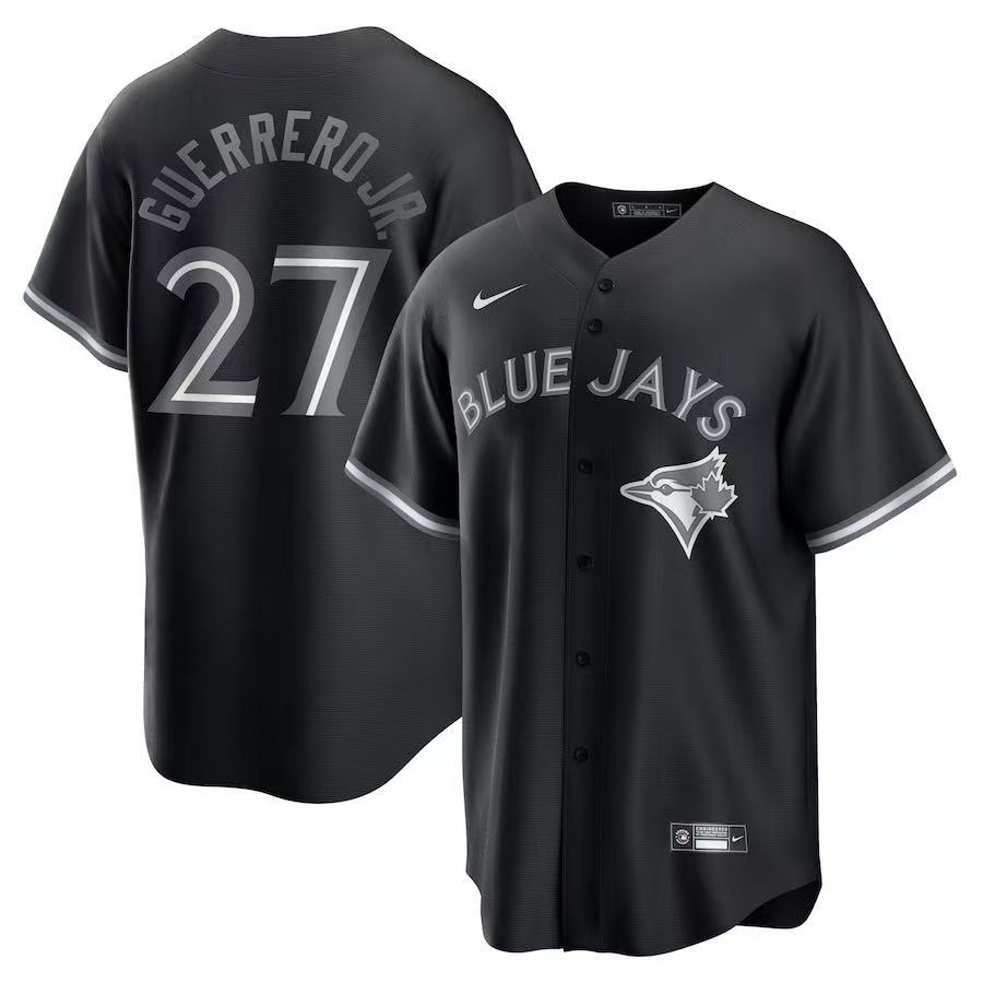 黑色前后排 (9)019 MLBJE2601-03-019 Toronto Blue Jays Baseball Jersey 019 USD16.98 - Image 1