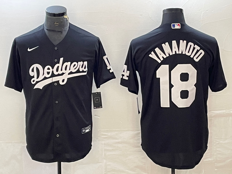 黑色带字13(113 MLBJE2601-01-113 Los Angeles Dodgers Baseball Jersey 113 USD16.98 - Image 1